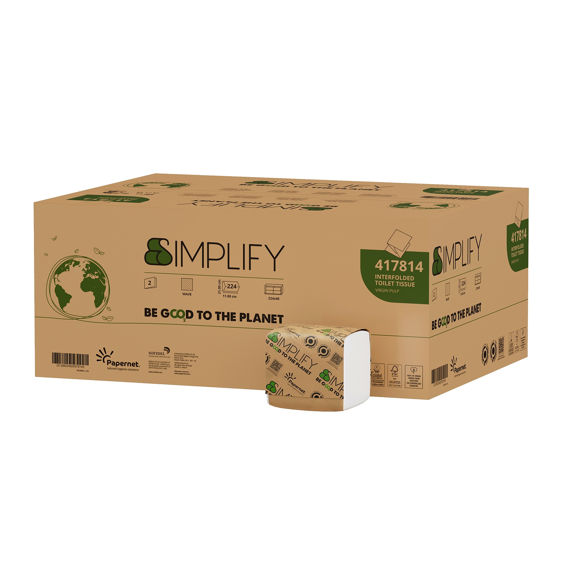 Carta Igienica Interfogliata Simplify