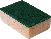 SPUGNA CON ABRASIVO MAXI SPESSORE